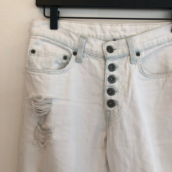 Carmar White Distressed Jeans - Picture 4 of 15